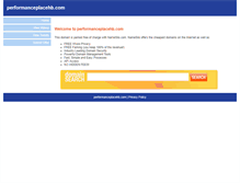 Tablet Screenshot of performanceplacehb.com